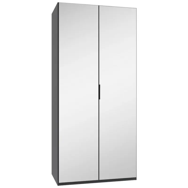 Faltt&uuml;renschrank in Graphitfarben