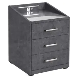 Nachtk&auml;stchen 47/61/46 cm in Anthrazit