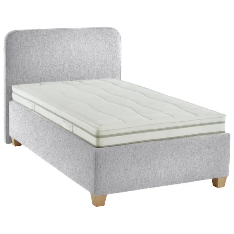 Polsterbett Matratze, Lattenrost Ecru 140/200 cm