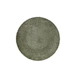 Hochflorteppich 80 cm Yogi Olivgr&uuml;n