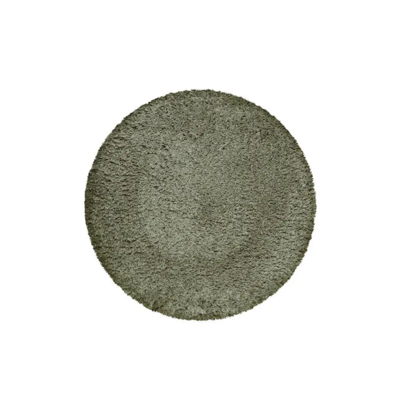 Hochflorteppich 80 cm Yogi Olivgr&uuml;n