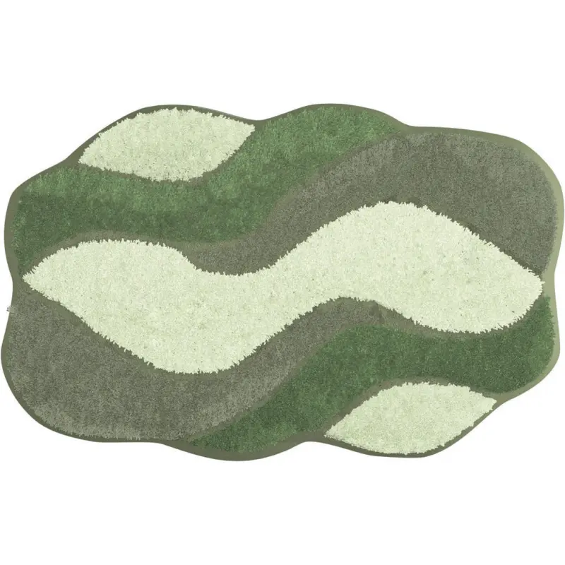 Badteppich Gr&uuml;n 70/120 cm