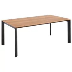 Esstisch in Metall, Holzwerkstoff 160/95/76 cm