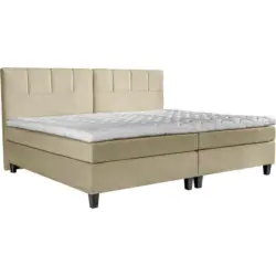 Boxspringbett 240/200 cm in Creme