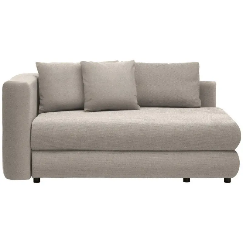 R&eacute;camiere in Flachgewebe Beige