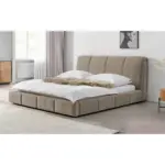 XXXLutz Lauterach - Ihr M&ouml;belhaus bei Bregenz Polsterbett Lattenrost Beige 180/200 cm