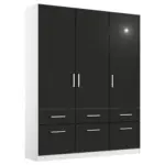 XXXLutz Lauterach - Ihr M&ouml;belhaus bei Bregenz Dreht&uuml;renschrank in Grau, Wei&szlig;