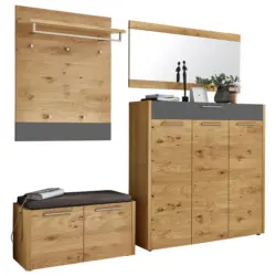 Garderobe 5-teilig in 225/195/41 cm