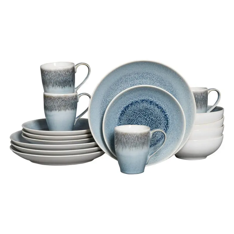 Kombiservice Caldera Eisblau 16-teilig
