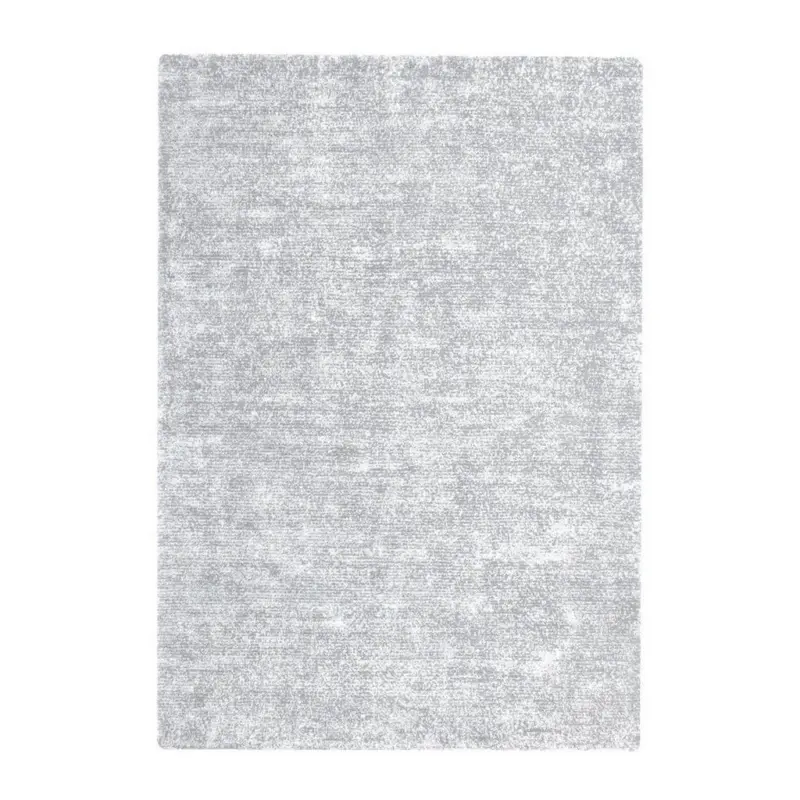 Webteppich 80/150 cm Grau, Silberfarben
