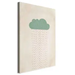 Leinwandbild Abstraktes, Wolken 60/90/1,2 cm