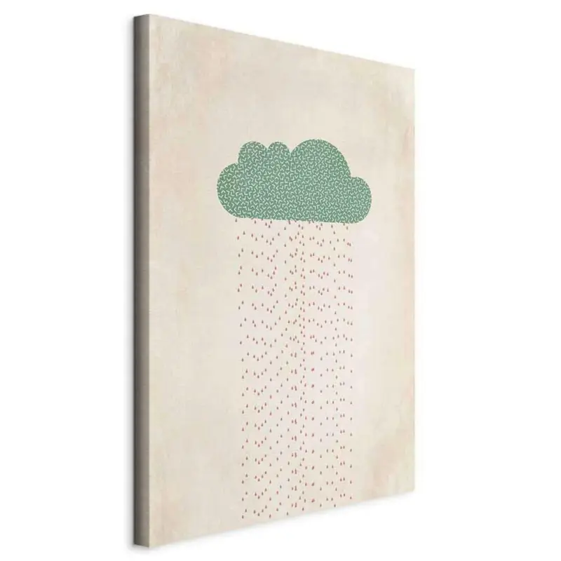 Leinwandbild Abstraktes, Wolken 60/90/1,2 cm