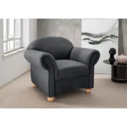 Sessel in Mikrofaser Anthrazit