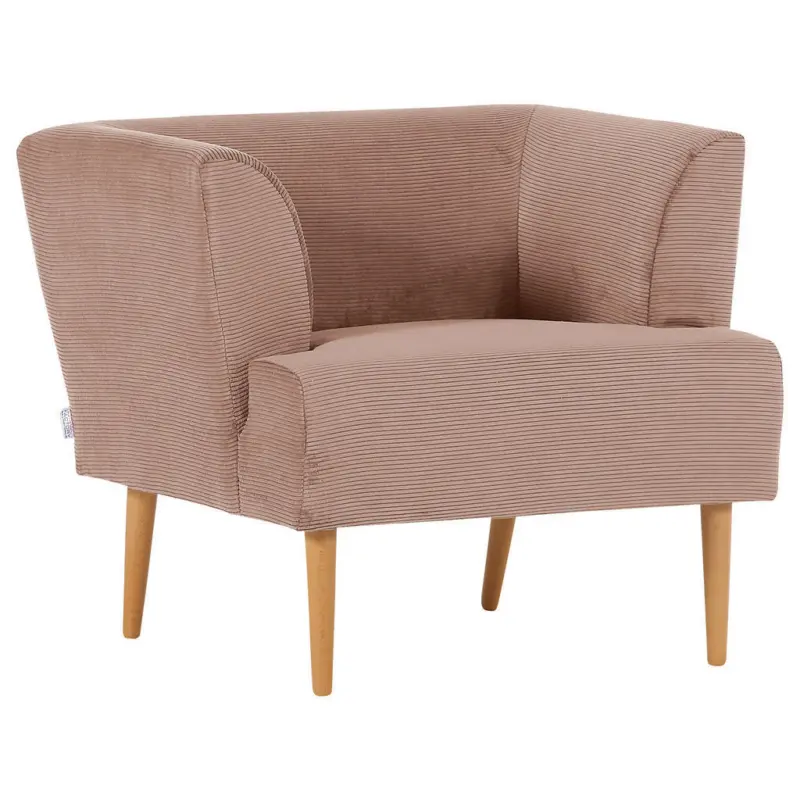 Sessel in Cord Rosa