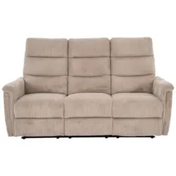 3-Sitzer-Sofa in Cord Hellbraun