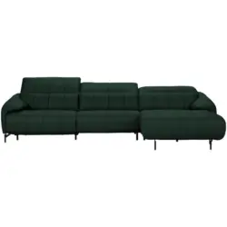 Ecksofa in Echtleder Opal 313/165 cm