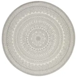 Outdoorteppich 160 cm Skara Grau