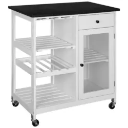 K&uuml;cheninsel in Schwarz, Wei&szlig;