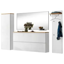 Garderobe 5-teilig in 285/195/31 cm