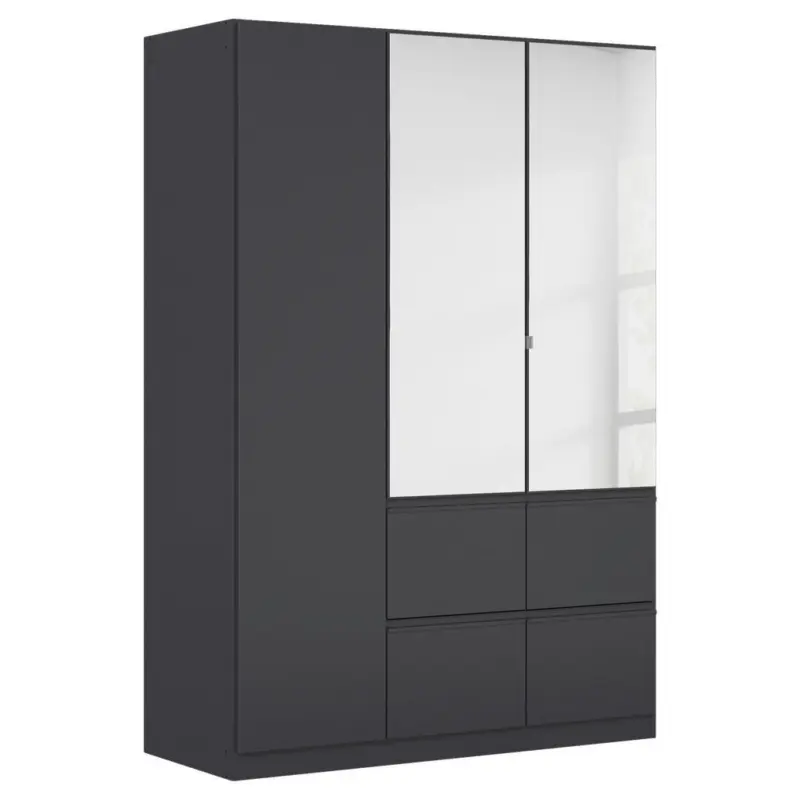 Kleiderschrank in Grau