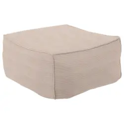 Hocker in Textil Taupe