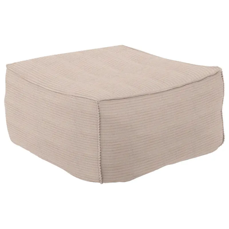 Hocker in Textil Taupe
