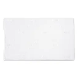 Badteppich Wei&szlig; 55/85 cm