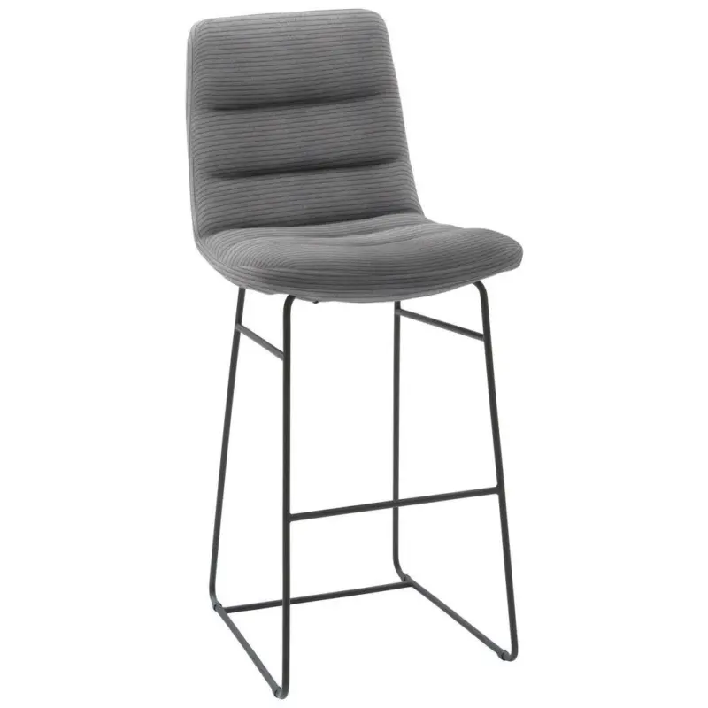Barhocker in Dunkelgrau