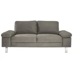 2-Sitzer-Sofa in Mikrofaser Taupe