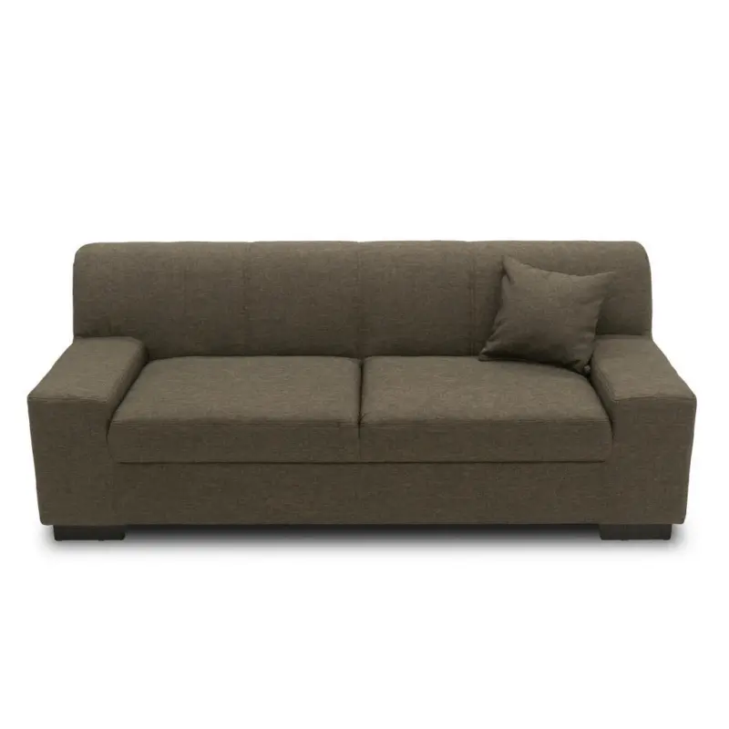 2-Sitzer-Sofa in Webstoff Graubraun