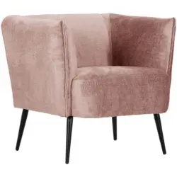 Sessel in Chenille Altrosa