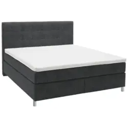 Boxspringbett 160/200 cm in Anthrazit