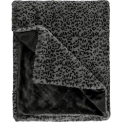 Plaid J!Leonesse anthrazit 130/170 cm