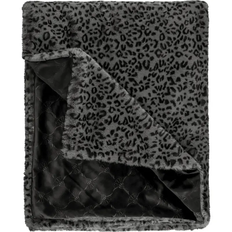 Plaid J!Leonesse anthrazit 130/170 cm