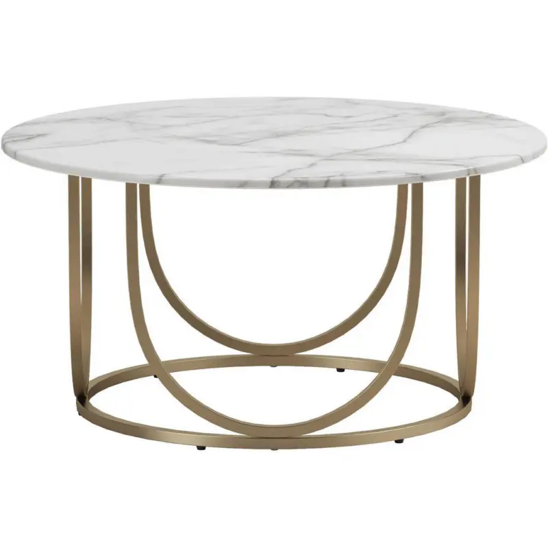 Couchtisch in Metall, Holzwerkstoff 79/79/40 cm