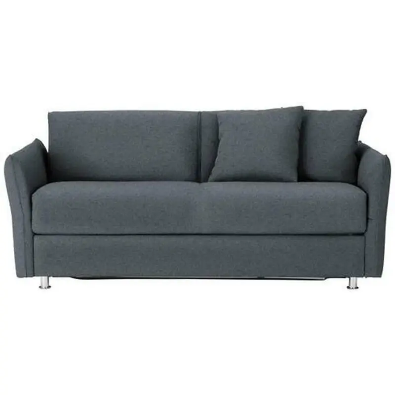 Schlafsofa in Flachgewebe Grau