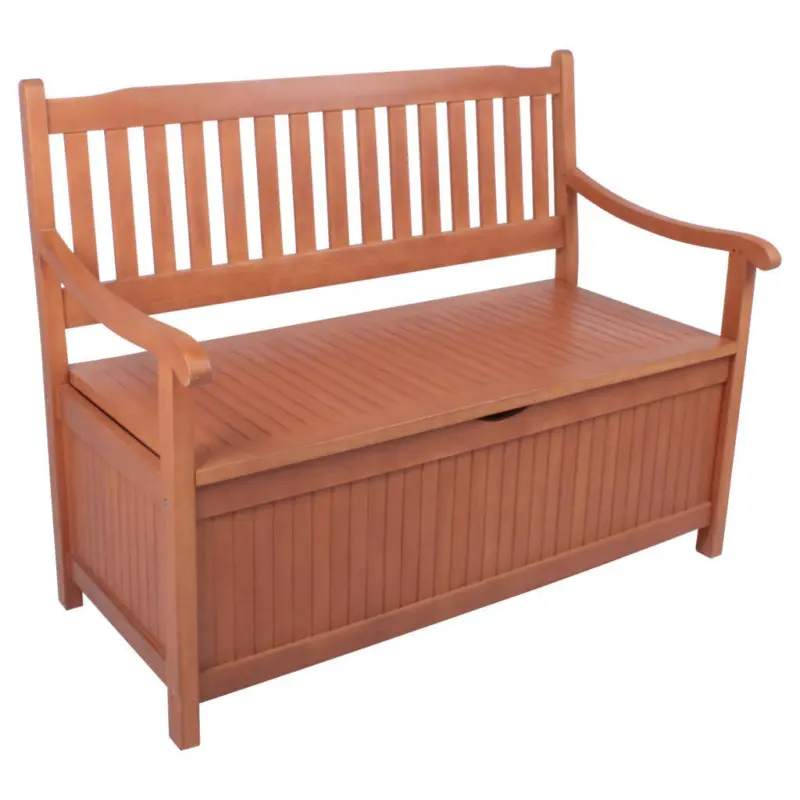 Gartenbank 59/90/107 cm in Braun