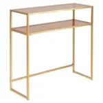 XXXLutz Lauterach - Ihr M&ouml;belhaus bei Bregenz Konsolentisch in Metall, Glas 85/30/80 cm