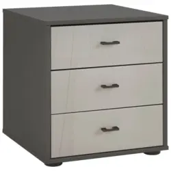 Nachtk&auml;stchen 60/64/43 cm in Grau