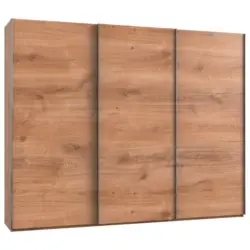 Schwebet&uuml;renschrank in Eichefarben