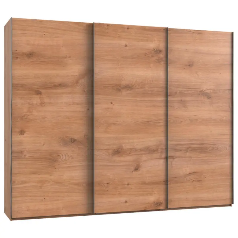 Schwebet&uuml;renschrank in Eichefarben