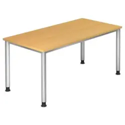 Schreibtisch h&ouml;henverstellbar, in verschiedenen Holz-Dekoren erh&auml;ltlich