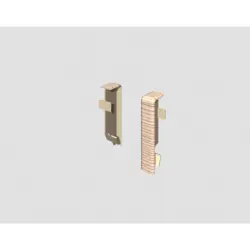 Sockelleistenverbindungsst&uuml;ck Braun, Eschefarben