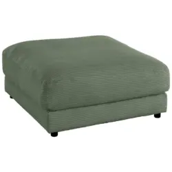 Hocker in Textil Gr&uuml;n