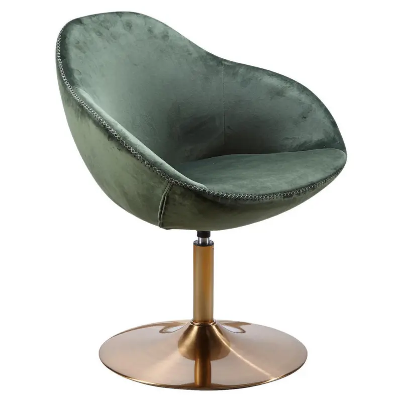 Sessel in Samt Gr&uuml;n