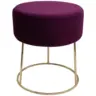 Hocker in Textil Beere