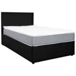 XXXLutz Lauterach - Ihr M&ouml;belhaus bei Bregenz Boxbett 120/200 cm in Schwarz, Hellgrau