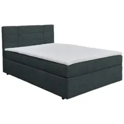 Boxbett 180/200 cm in Dunkelgrau