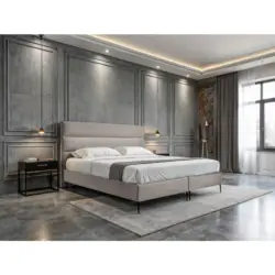 Boxspringbett 180/200 cm in Creme