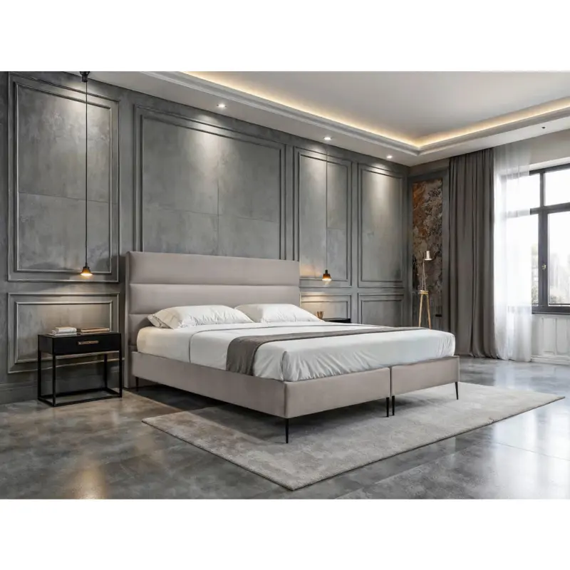 Boxspringbett 180/200 cm in Creme